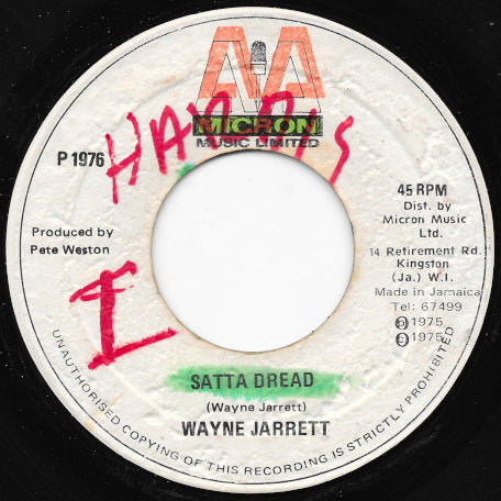 Satta Dread / Dread Ver