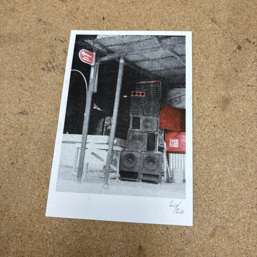 Riso Photo Prints ALL PROCEEDS DONATED TO RED CROSS JAMAICA Sound At Shaggy's Jerk Centre Boston Bay, Portland