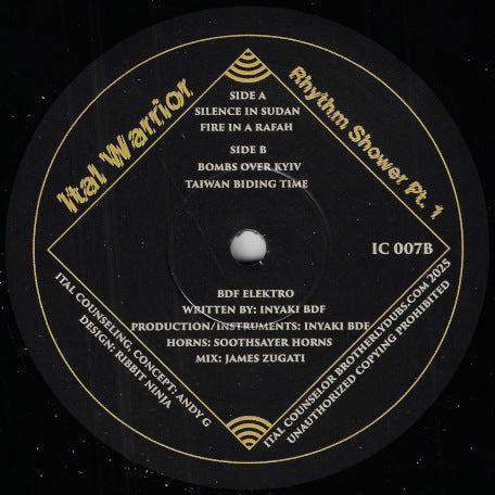 RHYTHM SHOWER PT 1 Silence In Sudan / Fire In A Rafah / Bombs Over Kyic / Taiwan Biding Time