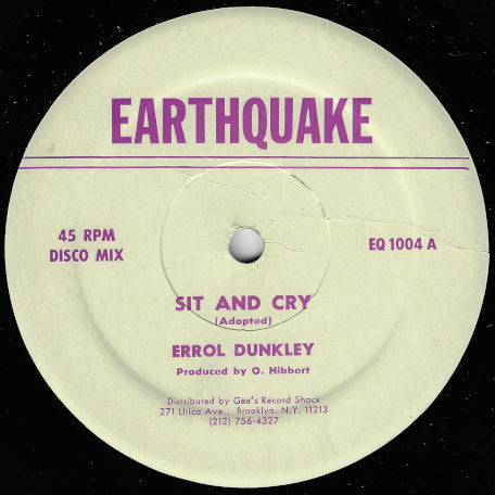 Sit And Cry / Afghan