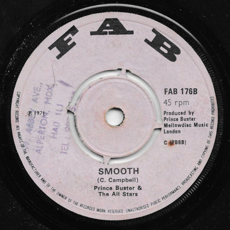 Police Trim Rasta / Smooth AKA Crystal Blue