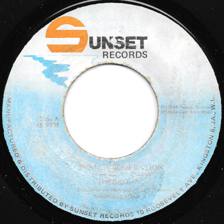 Sonia A Boderation / Boderation Dub