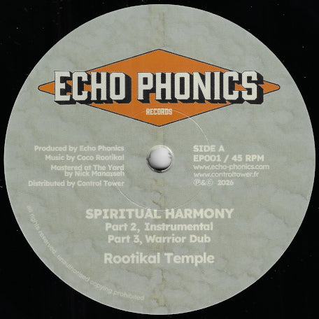 Spiritual Harmony / Instrumental / Warrior Dub / Never Give Up / Dub / Ruff Mix