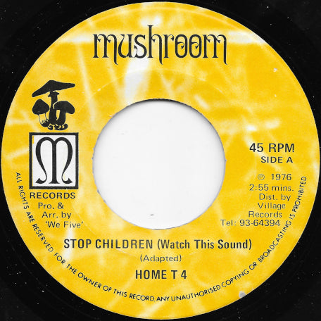 Stop Children (Watch This Sound) / Stop Stop Stop