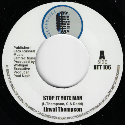 Stop It Yute Man / Nyto Stylee