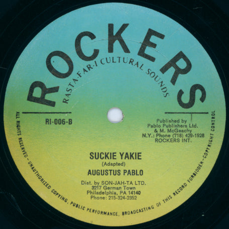 We No Rap Up / Suckie Yakie