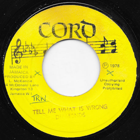 Tell Me What Is Wrong / Ver
