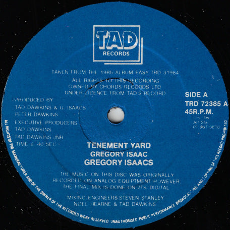 Tenement Yard / I'll Be On My Way