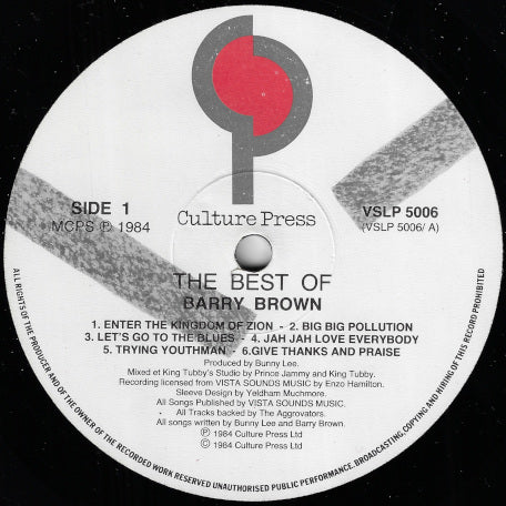The Best Of Barry Brown