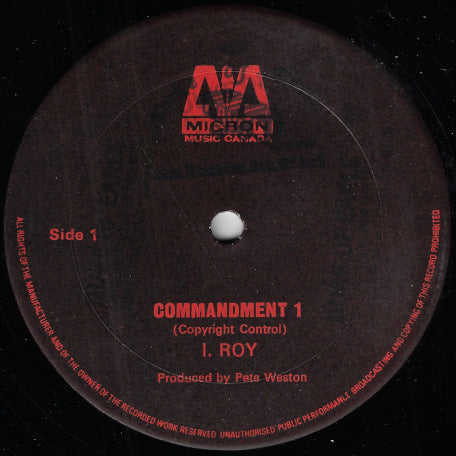 Commandment 1 / Put It On