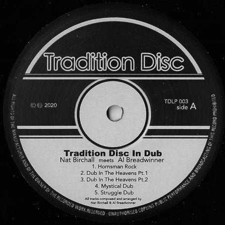 Tradition Disc In Dub