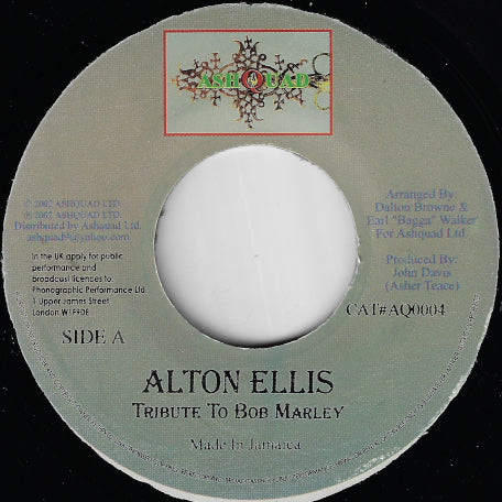 Tribute To Bob Marley / Work Rhythm Dub