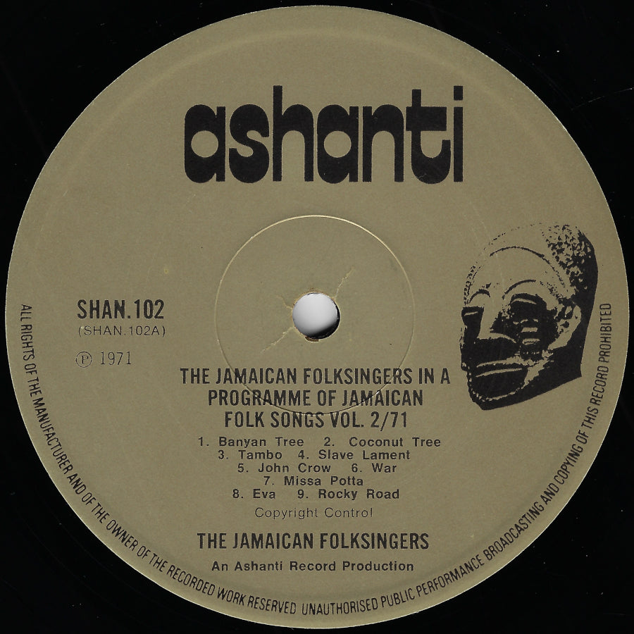 The Jamaican Folksingers In A Programme Of Jamaican Folk Songs Vol 2 / 71