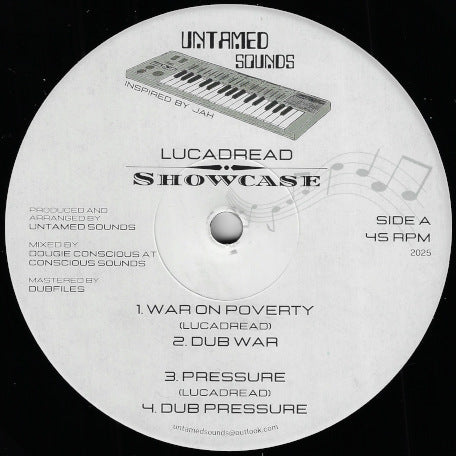 LUCADREAD SHOWCASE War On Poverty / Dub War / Pressure / Dub Pressure / Lords Of War / Lords Of Dub / Show More Love / Love Dub