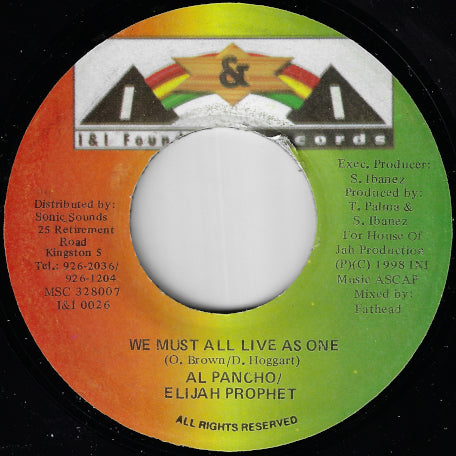 We Must All Live As One / Ver