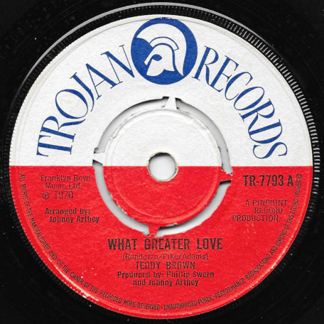What Greater Love / Lady Love