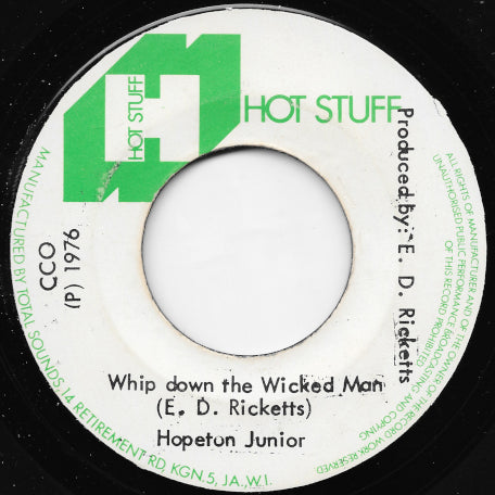 Whip Down The Wicked Man / Wicked Ver