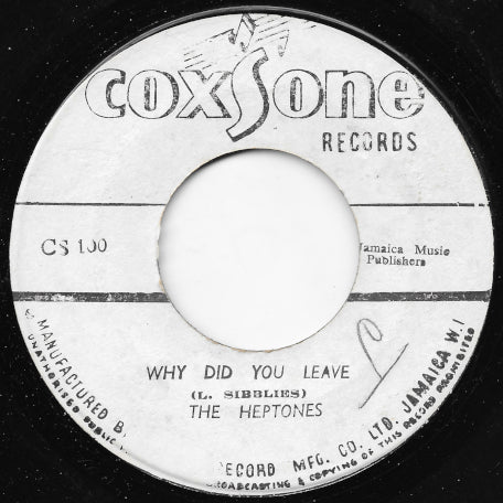 Don't Try To Reach Me / Why Did You Leave