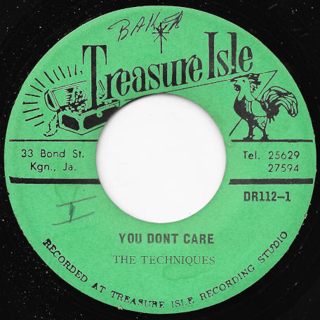 You Don't Care / Down On Bond Street