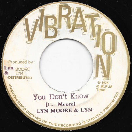 You Don't Know / Ver