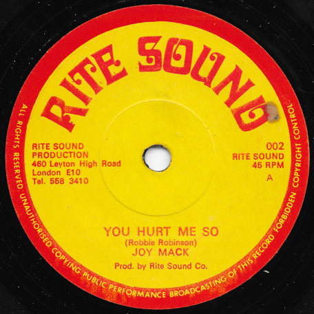 You Hurt Me So / Ver