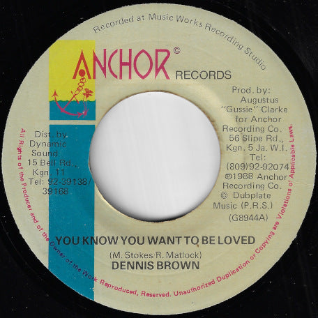 You Know You Want To Be Loved / Ver