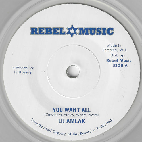 You Want All / You Want All Inst