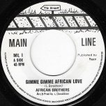 Gimme Gimme African Love / African Love Dub - The African Brothers
