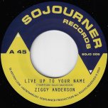 Live Up To Your Name / Version - Ziggy Anderson / Sojo & Company