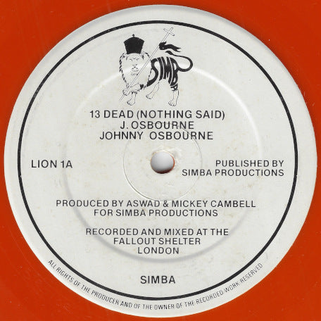 13 Dead (Nothing Said) / Murder