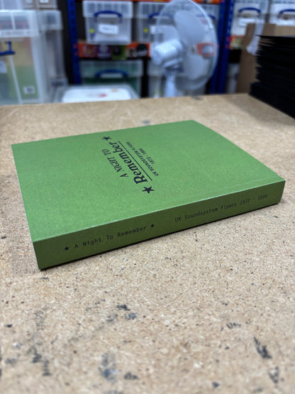 A NIGHT TO REMEMBER UK Soundsystem Flyers 1972 - 1994