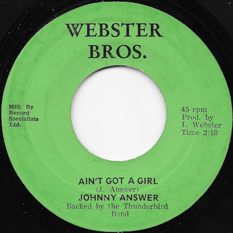 Ain't Got A Girl / Ver
