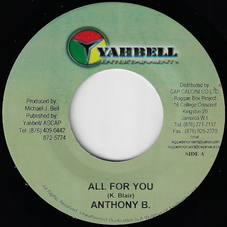 All For You / Whats The Fighting For Ver