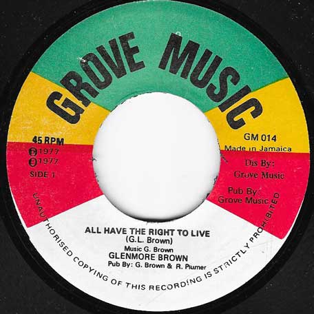 All Have The Right To Live / All Have To Dub