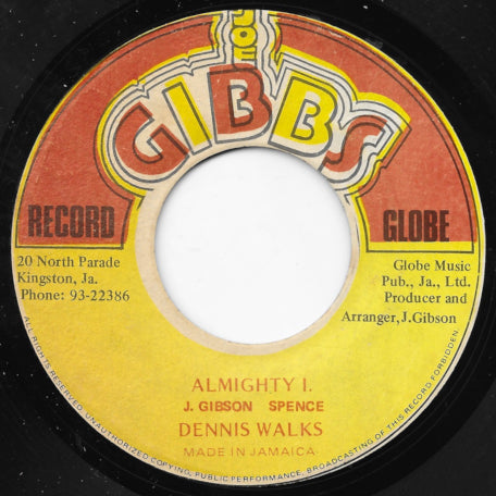 Almighty I / Forgive Them Rasta