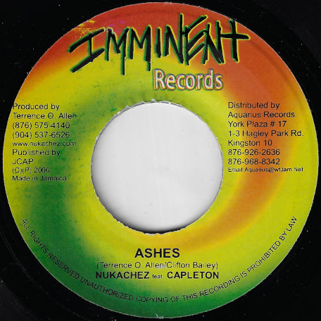 Ashes / Ashes Riddim