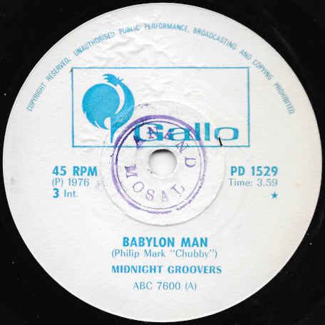 Babylon Man / Dread Man Freedom