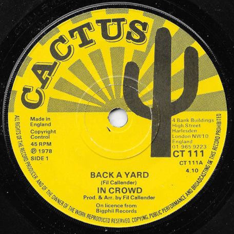 Back A Yard / Yard