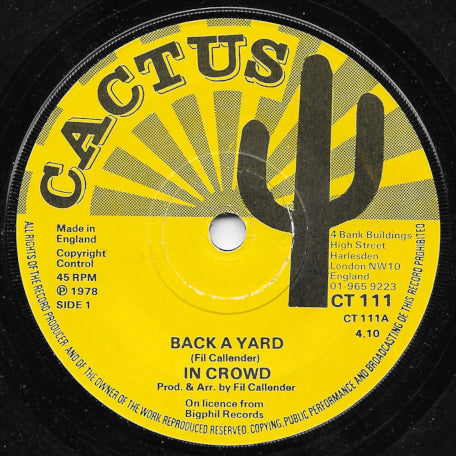 Back A Yard / Yard