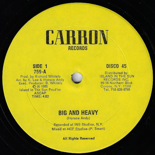 Big And Heavy / Big Dub