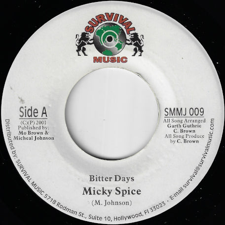 Bitter Days / Bitter Days Remix