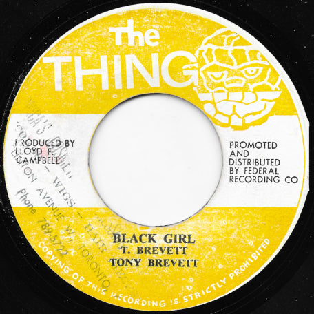 Black Girl / Version In Black