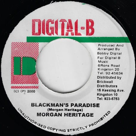 Blackmans Paradise / Sax Ver