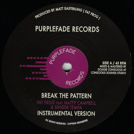 Break The Pattern / Instrumental Ver / Dub The Pattern Mix 1 / Dub The Pattern Mix 2
