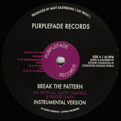 Break The Pattern / Instrumental Ver / Dub The Pattern Mix 1 / Dub The Pattern Mix 2