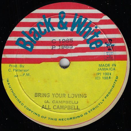 Bring Your Loving / Ver