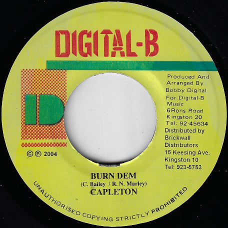 Burn Dem / Forever Loving Rhythm