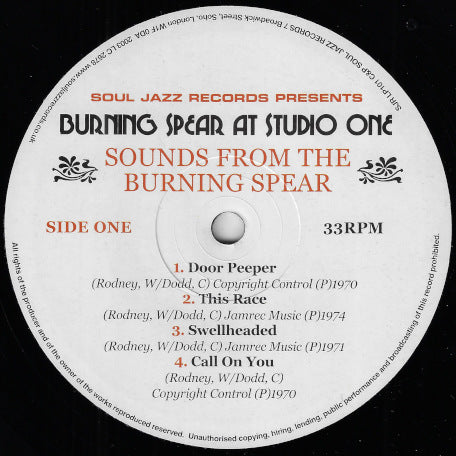 Sounds From The Burning Spear