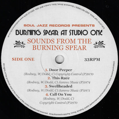 Sounds From The Burning Spear