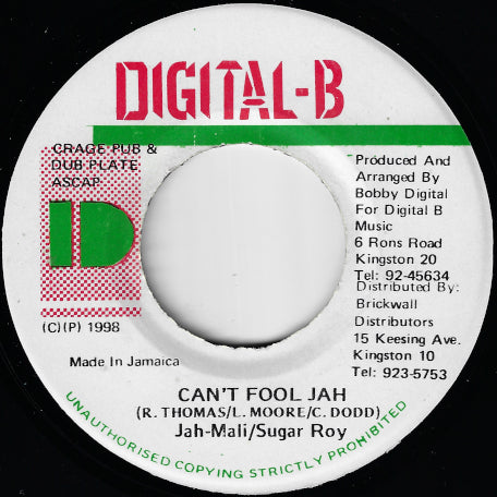 Can't Fool Jah / Ver